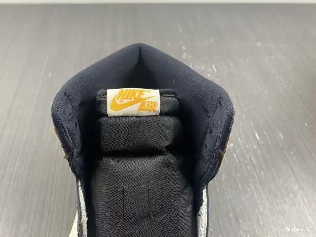 Cheap TBK Yellow 555088-711 Jordan Air 1 High Toe OG 0328